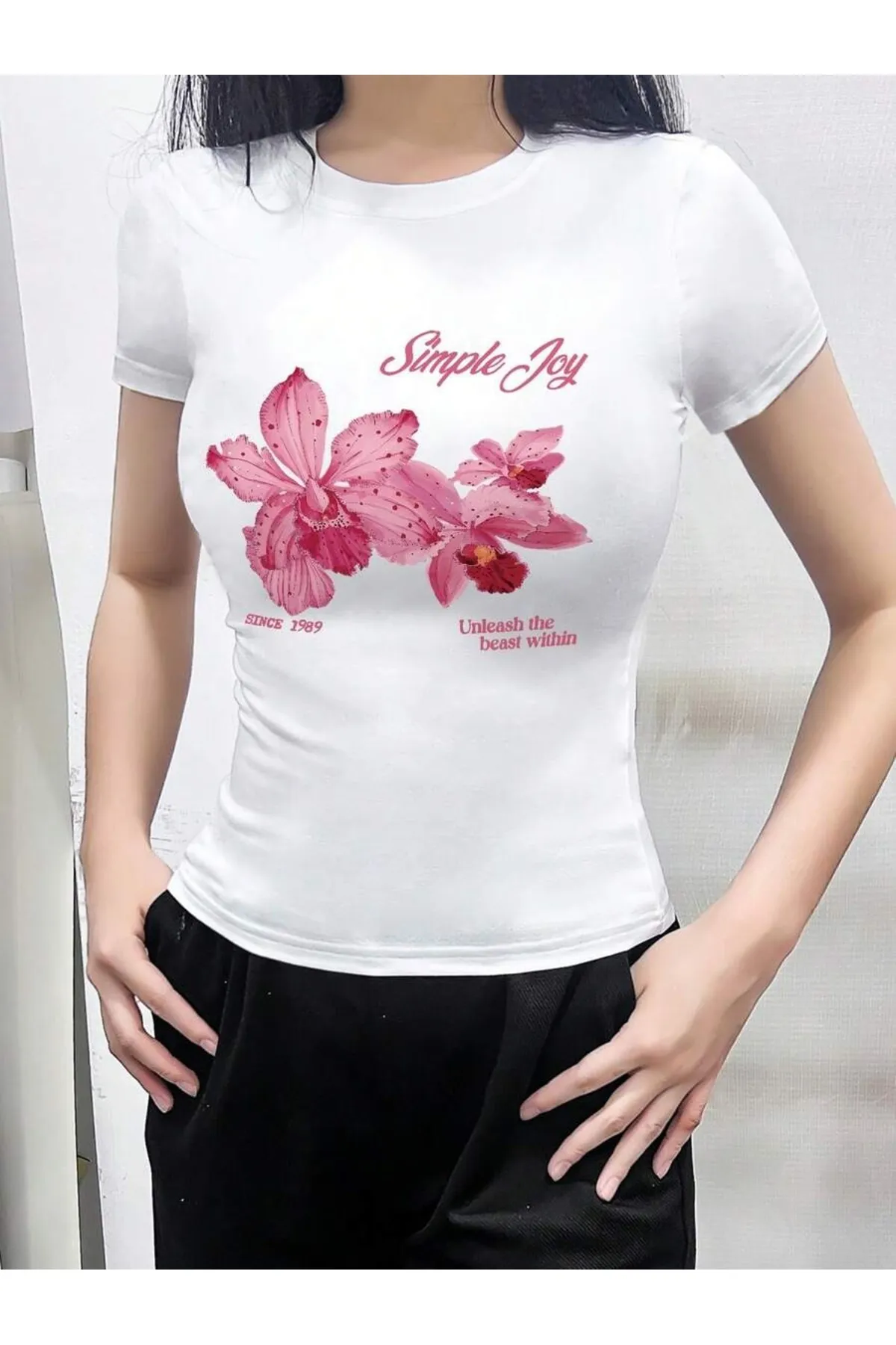 Kadın Crop Tişört